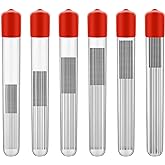 60 Pieces 3D Printer Nozzle Cleaning Kit,Stainless Steel Nozzle Cleaning Needles 3D Printer Tool Kit 3D Printer Nozzle Cleaner 3D Printer Accessories (Diameter 0.15/0.2/0.25/0.3/0.35/0.4mm)