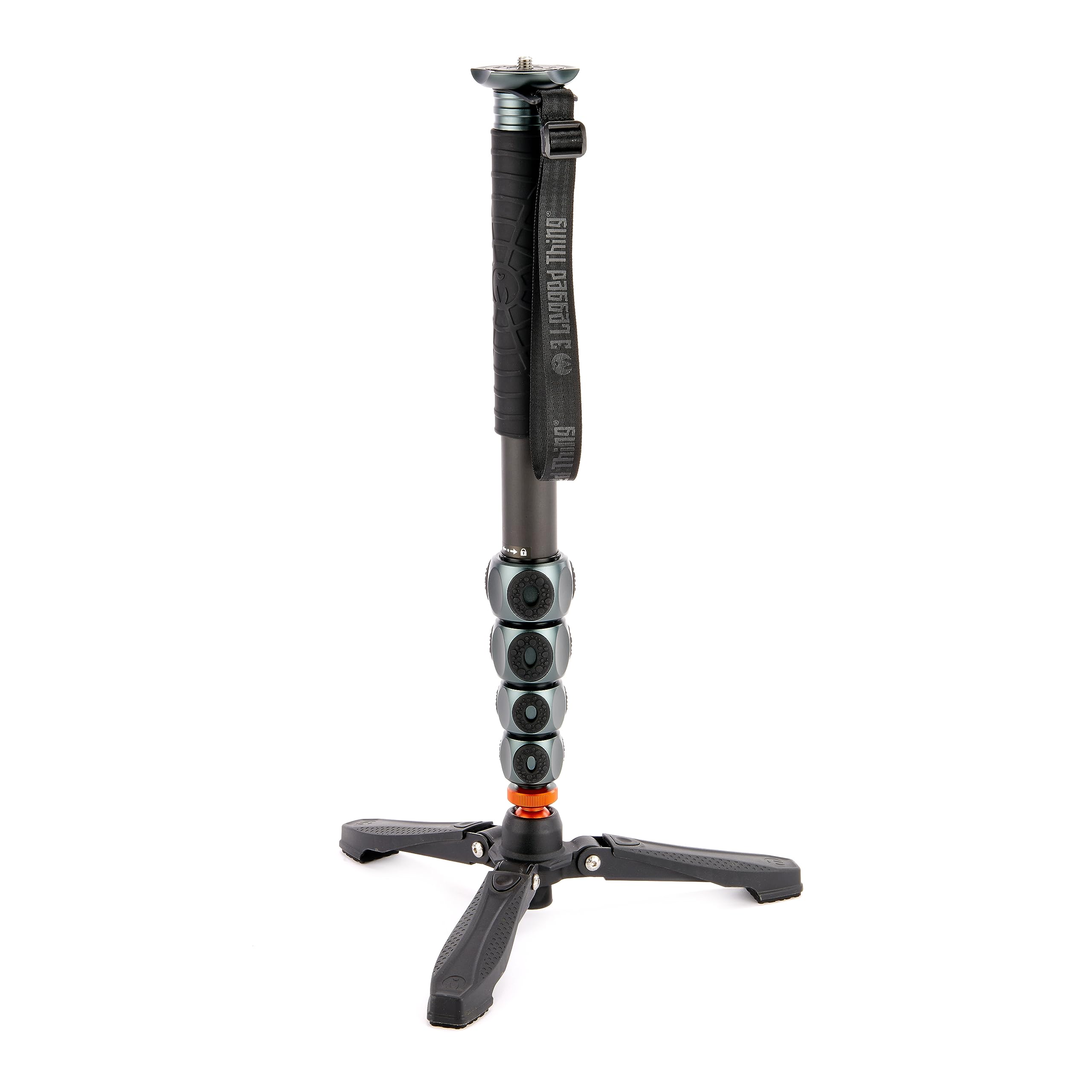 3 Legged Thing Legends Alana Carbon Fibre Monopod Kit - Travel-Friendly Camera Monopod for Professional Photographers & Videographers (ALANAKITGREY)