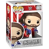 Funko POP! WWE: AJ Styles | Official Merch - Collectable Vinyl Figurine for Shelf Display - Birthday Gift Idea for Fans and Collectors