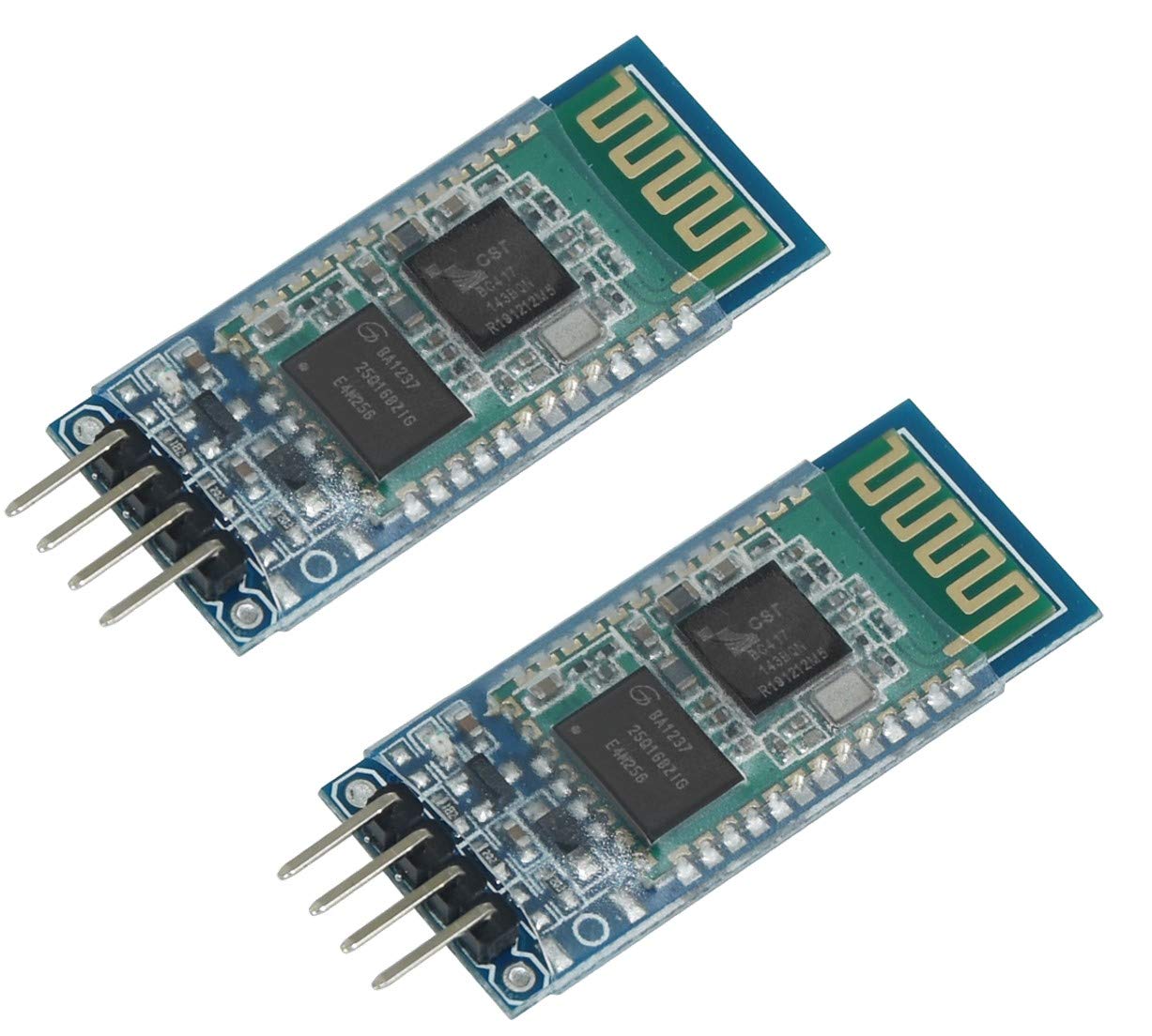 TECNOIOT 2pcs HC-06 Arduino HC06 Wireless Bluetooth Module with Slave Base for Arduino