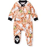 Burt's Bees Baby Girls' Organic Cotton Sleep and Play Footed Pajamas
