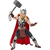 Marvel Legends Series Thor: Love and Thunder Mighty Thor Action Figure 6-inch Collectible Toy, 4 Accessories, 1 Build-A-Figure Part