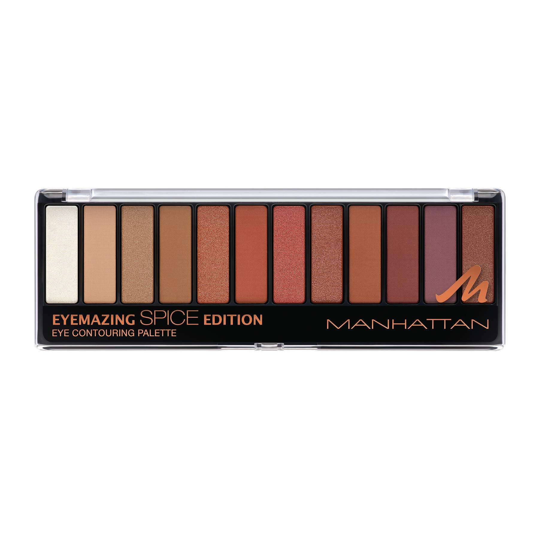 The Eyemazing eyeshadow palette offers a blend of highly shimmering and matte tones that allow you to create countless looks.