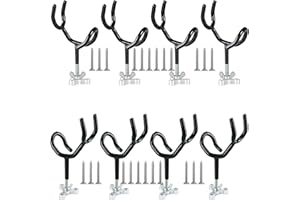 SHCB Sure Grip Steel Boat Rod Holder 20 Degree PVC Coated Steel Wire Fishing Pole Holder