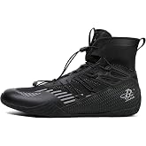 B LUCK SHOE Men's Boxing Shoes | High-Top Training Shoes, Lightweight Fight Boots, Gym Footwear, LS508
