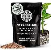 DYNOMYCO Granular Mycorrhizal Fungi Inoculant, 50g/1.76oz – Boosts Root Growth, Yields & Nutrient Uptake – 900 Propagules/g, Concentrated Granules, & OMRI Listed – Biofertilizer for Plant Growth