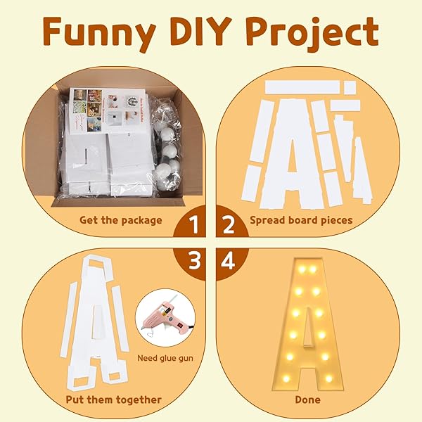 IMPRSV LIGHT UP LETTERS, 4FT MARQUEE LETTERS FOR BIRTHDAY WEDDING ENGAGEMENT PARTY DECOR, LARGE MARQUEE A FOR PARTY DECORATION ARCH KIT DECORATIONS
