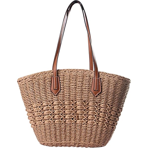 【 】Summer Raffia Tote Bag ☆使いやすい☆ トート Amazon.com: MIFJNF Summer Beach Beach Totes Bags Straw