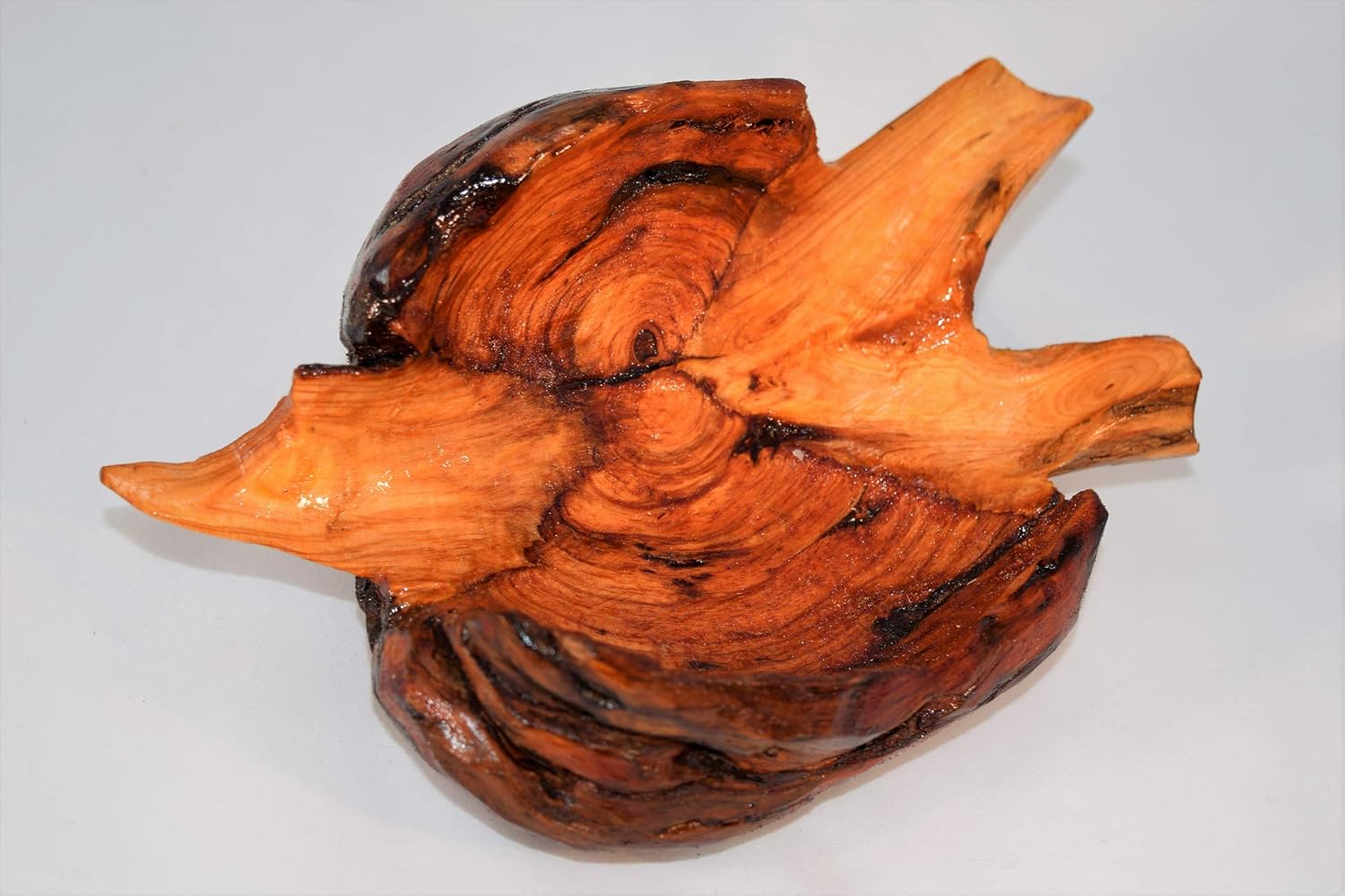 Live Edge Pine Burl Knot Bowl One of a Kind Handmade