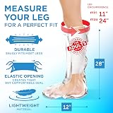 Mighty-X Waterproof Leg Cover for Shower - 2pk, Adult Cast Protectors view 3