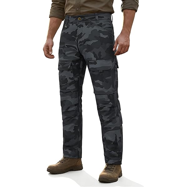 Camo Combat Cargo Pants - Reflex Garments - View #13