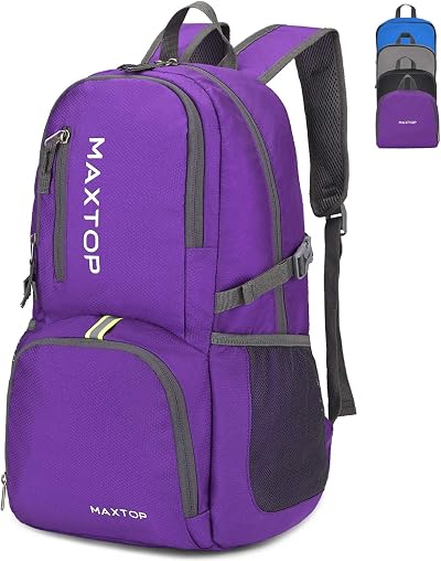 MAXTOP 30L Backpack Ultra Lightweight Packable Foldable Rucksack