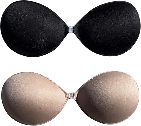 Raylarnia Sticky Bra,2 Pairs Push Up Strapless Self Adhesive Bra