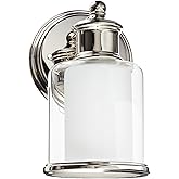 Livex Lighting 40211-35 Middlebush Polished Nickel 1 Light Wall Sconce