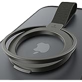 TORRAS 2025 Upgrade (Gen 6.0) Magnetic Phone Grip Holder Kickstand with Braided Strap, Fit for MagSafe Ring Removable, for iPhone 17 16,15, 14, 13 12 Pro/Max Samsung Galaxy, Google, Bronze Black