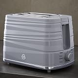 Swan Swan Symphony Kitchen Set 1.7L Kettle & 2 Slice Toaster Grey view 3