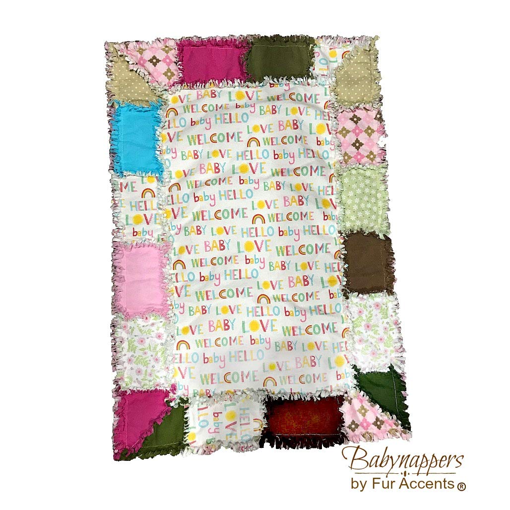 ベビーナッパー 愛 毛布 プレウォッシュ加工 抱きしめたくなる柔らかなコットンフランネルパッチワークデザイン 手作り 柔らかくて快適 赤ちゃんのお気に入り ビンキー 赤ちゃん用ブランケット ファーアクセント Usa B07gywjc3v 4 X5 4 X5 毛布ブランケット 在庫あり