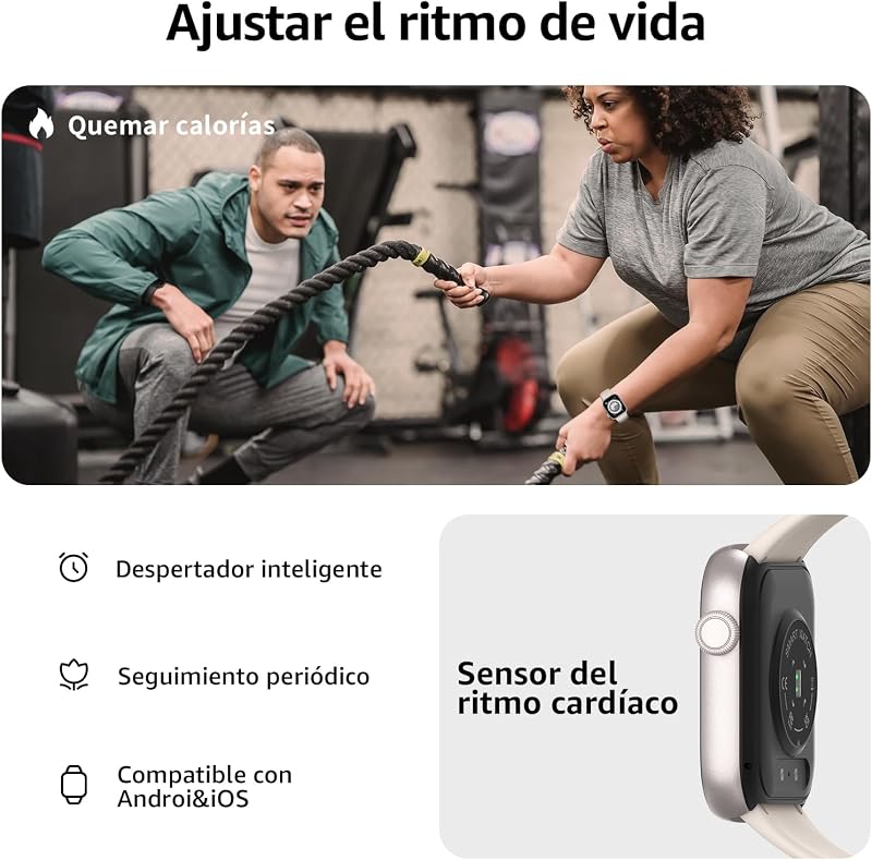 Relógio Inteligente para Mulheres, Relógio Inteligente de 1,85" com Chamadas Bluetooth, 140+ Modos Desportivos, Relógio Inteligente com SpO2/Monitor de Frequência Cardíaca/Monitor de Sono/Podómetro, Relógio Inteligente IP68 à prova de água para Android iOS
