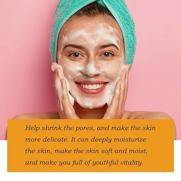 QRBXA TURMERIC FACIAL CLEANSER, TURMERIC FACIAL WASH, TURMERIC FOAMING CLEANSER, TURMERIC FOAMING DEEP CLEANSING FOR ALL SKIN