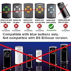 Garage Door Hand Transmitter Remote Control Easy To