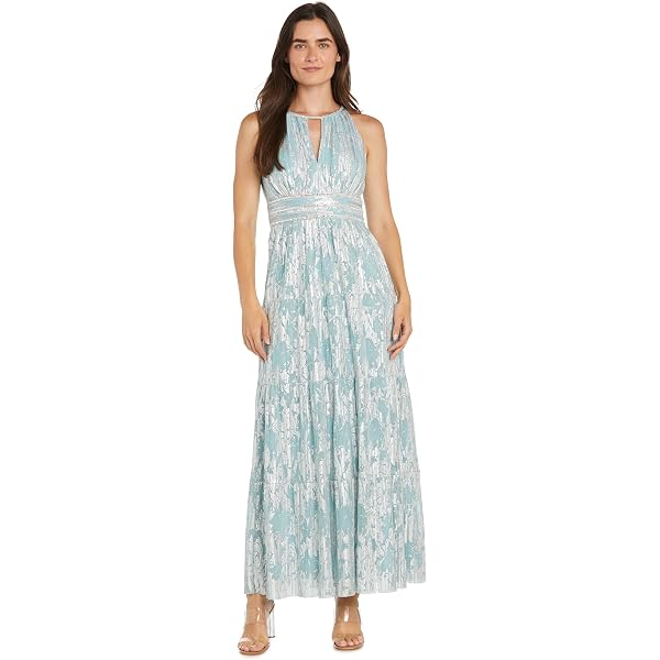 Premium Surf Full Length Maxi Halter Dress - Removable Straps at Amazon  Women's Clothing store