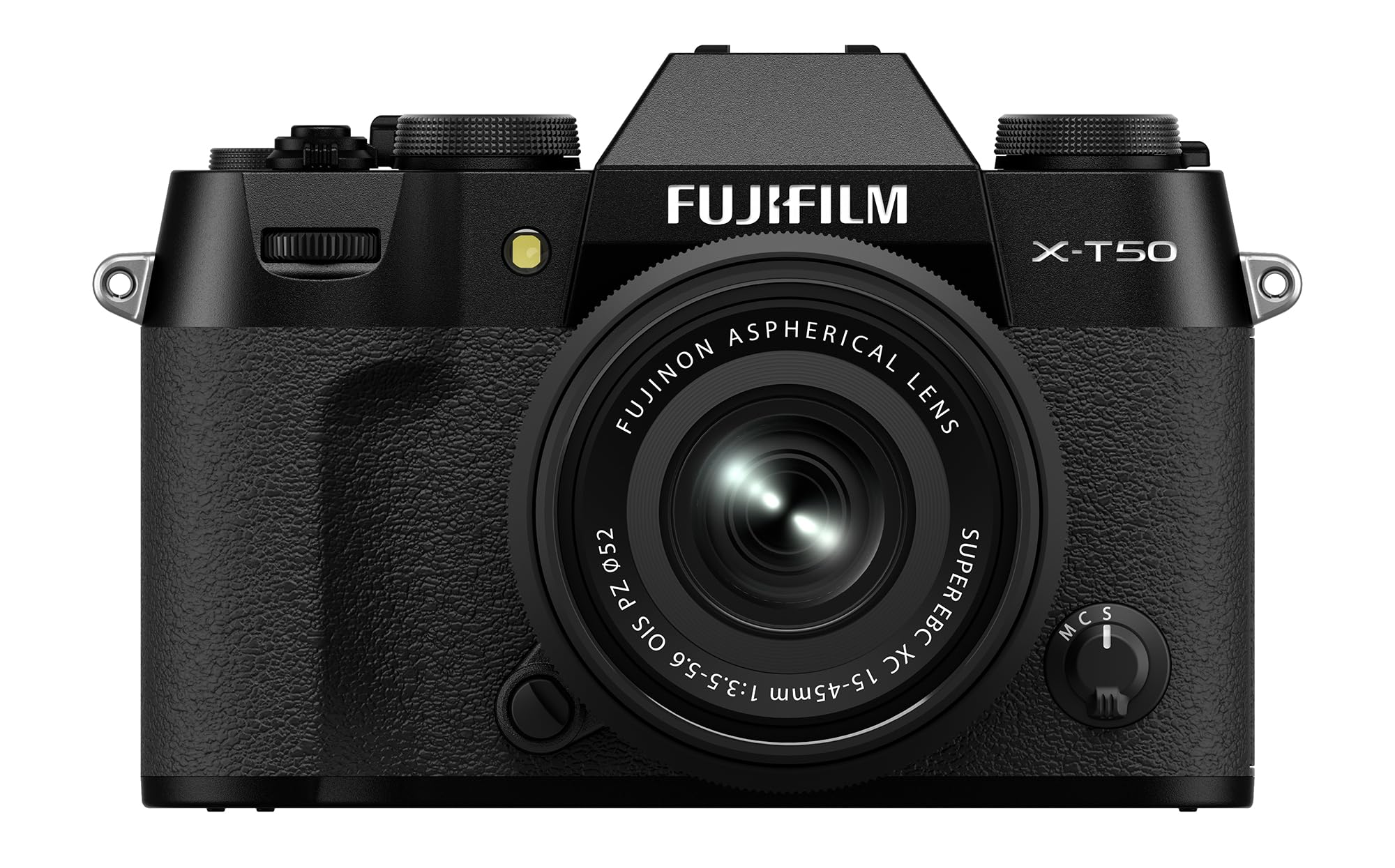 FUJIFILM X-T50 Mirrorless Digital Camera XC15-45mmF3.5-5.6 OIS PZ Lens Kit - Black