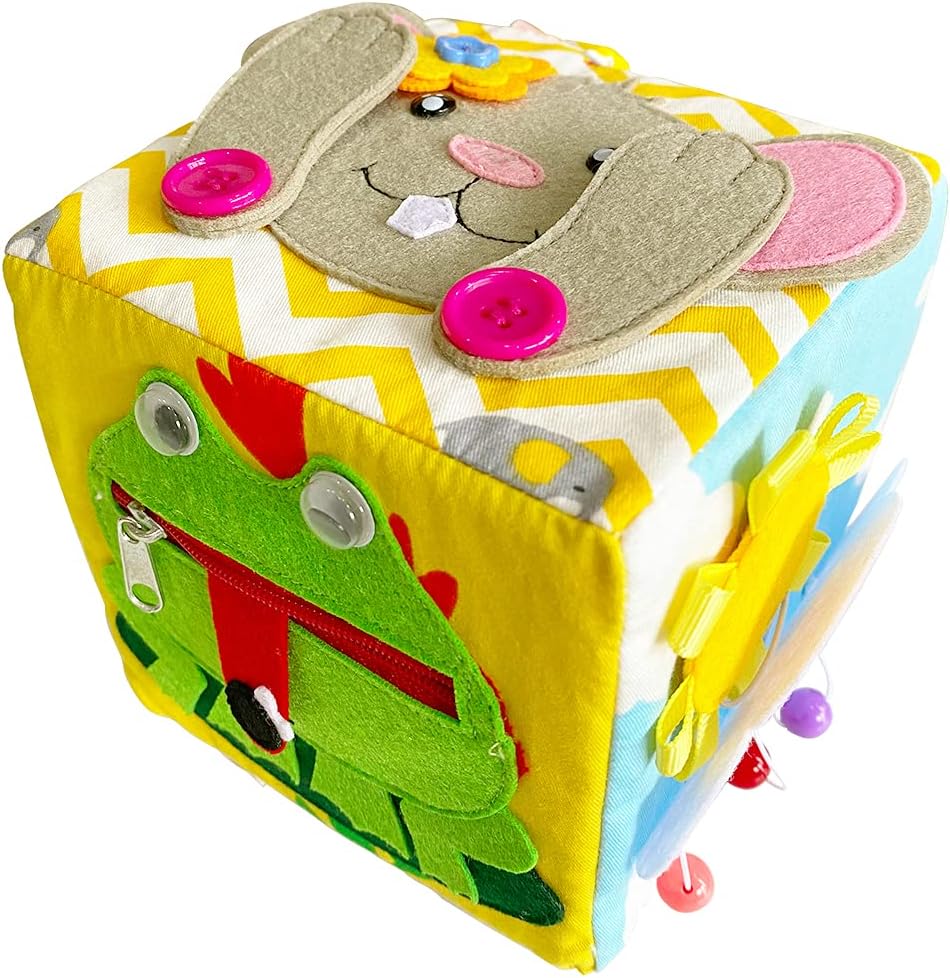 Soft Baby Blocks,, Quiet Sensory Cube 