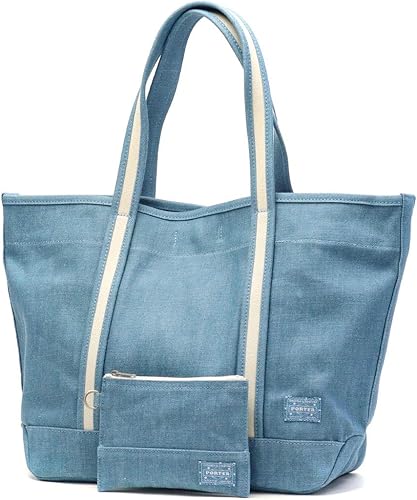 Amazon ポーターガール Porter Girl ボーイフレンドトート デニム Boyfriend Tote Denim トートバッグ M 9 059 ブリーチ 51 Porter ポーター トートバッグ