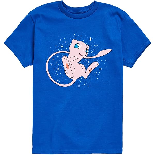 Amazon.com: HYBRID APPAREL - Pokémon - Starry Mew - Youth Short