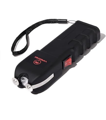 CHEETAH Galaxy Stun Gun Rechargeable Battery Led Tactical Flashlight/Micro USB Cord, Gold : Sports & Outdoors