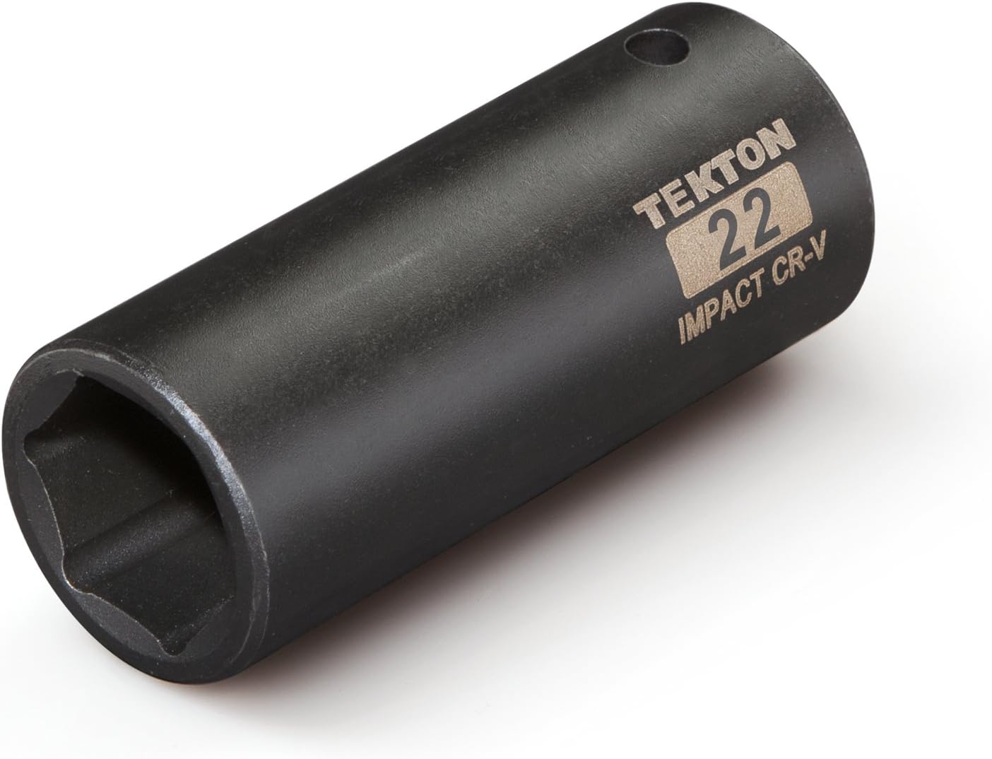 TEKTON 47813 1/2-Inch Drive by 22 mm Deep Impact Socket, Cr-V, 6-Point