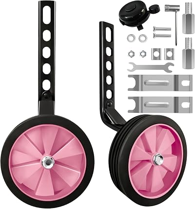 TenFans Stabilisers for Child's Bike Heavy Duty Rear Training Wheels 12-20 in