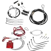 Flat Towing Emergency Braking System with Brake Pedal Cable Harness Kit | Mechanical Braking System for RV Tow Bars and Towed Vehicles, Supplemental Flat Tow Breakaway Kit
