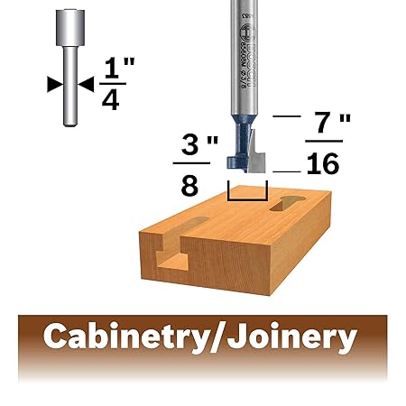 Bosch 85608mc 3 8 In Carbide Tipped Keyhole Router Bit Amazon Co