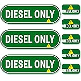 Diesel Only Sticker,16-Pack-Diesel Decals for