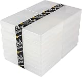 WestonBoxes A4 Transparent Plastic Craft Storage Boxes with Lids 3.6 L Pack 10 view 2