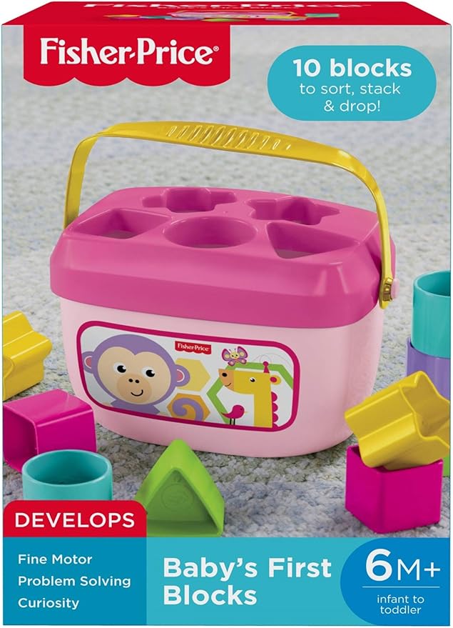 fisher price baby's first blocks pink
