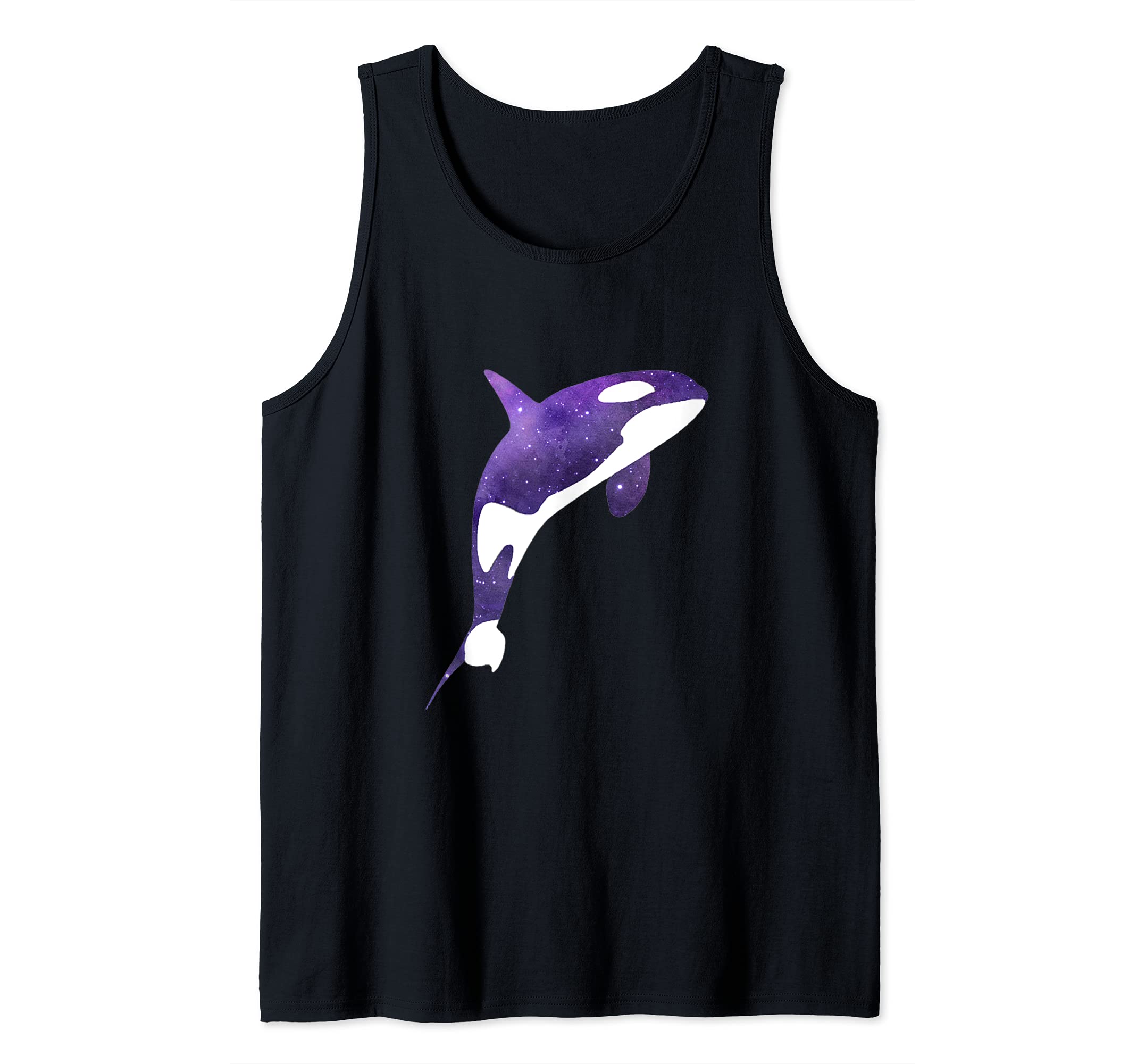Space Orca Whale The Universe Tank Top