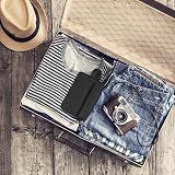 lmytdo Toiletry Bag for Men Waterproof Travel Wash Bag with Handle Black view 5