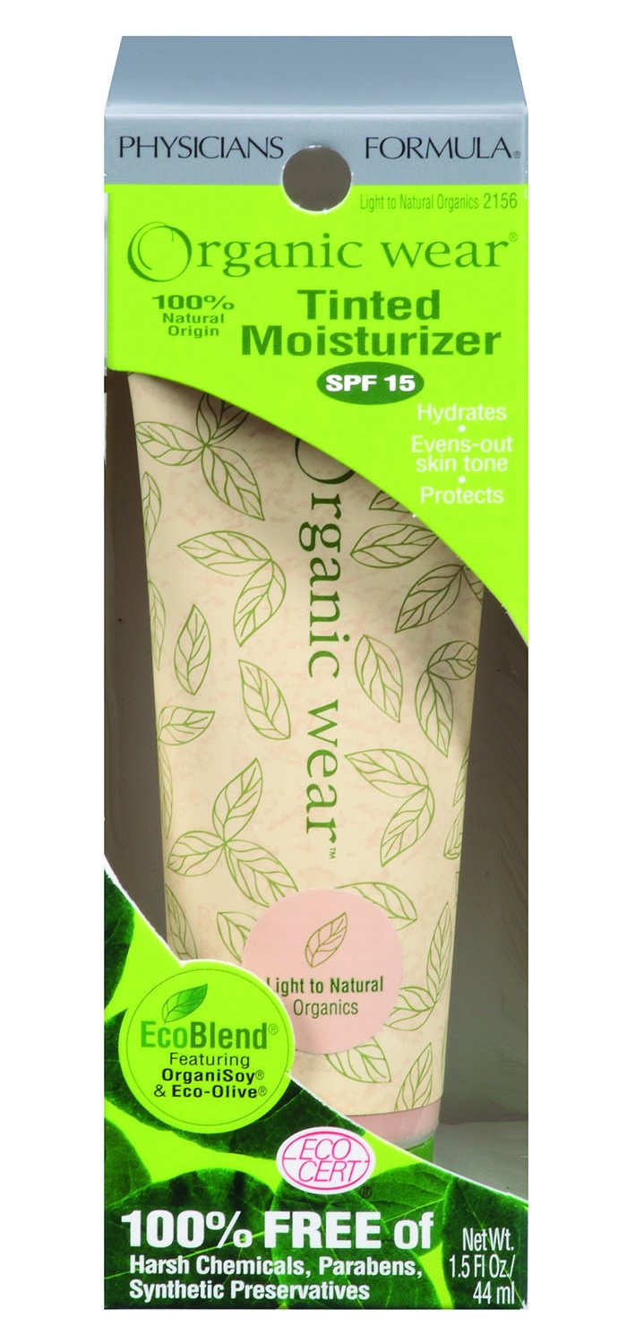 Physicians Formula Organic Wear 100 Natural Tinted Moisturizer, Light