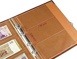 Ettonsun 30 Pockets Paper Money Collection Supplies