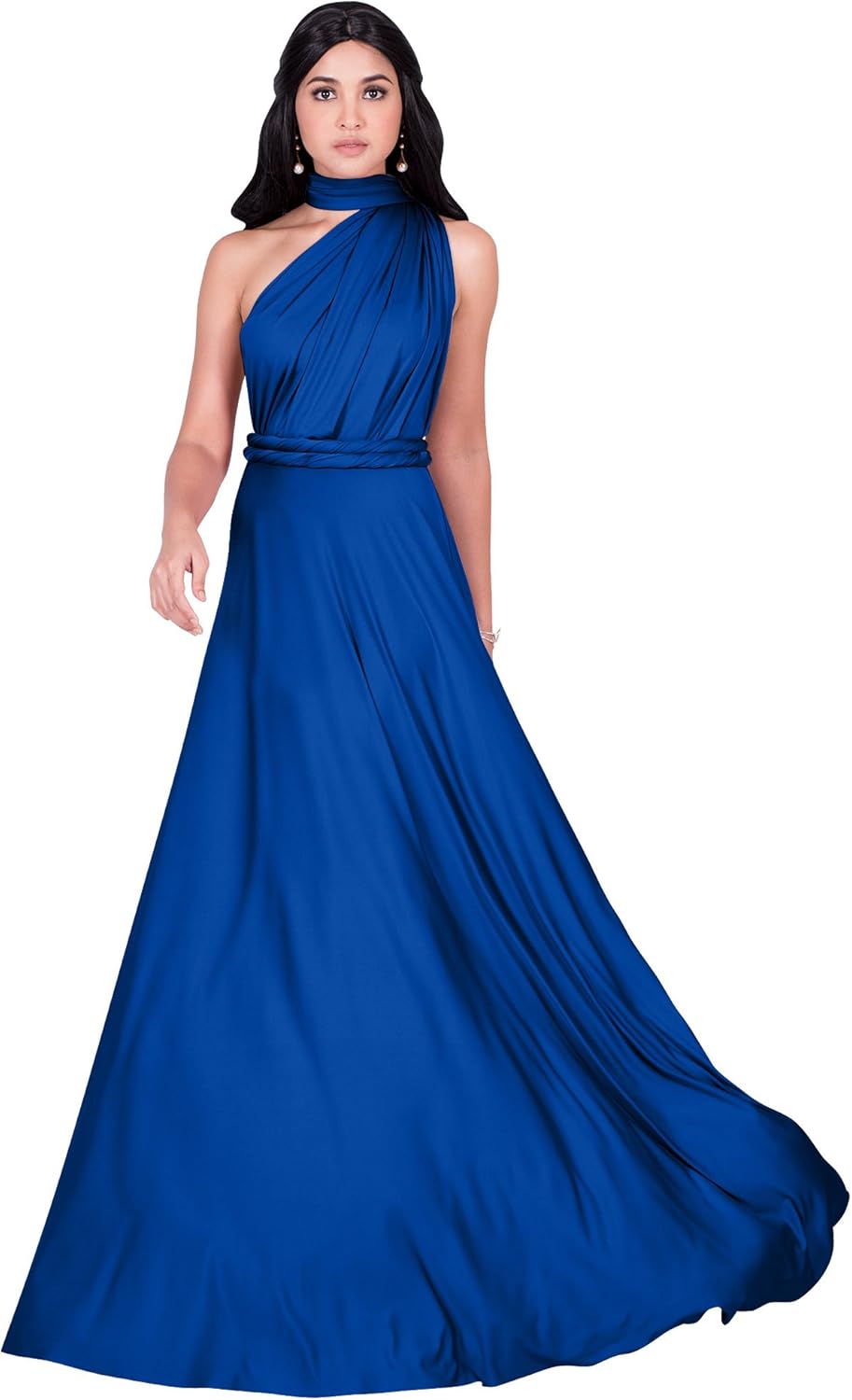 cobalt blue maxi dress
