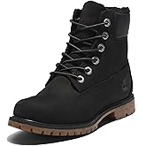 Timberland Women's Premium 6 Inch Warm Lined Waterproof Boot, Black-NEW 2024, 6.5 Wide