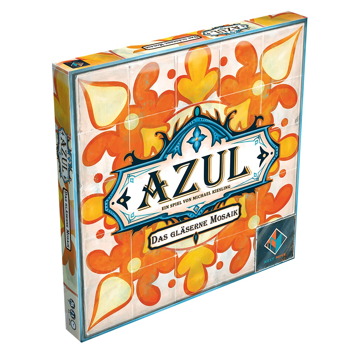 Next Move Games, Azul - The Glass Mosaic, Expansion, Family Game, 2-4 Players, From 8+ Years, 30-45 Minutes, German