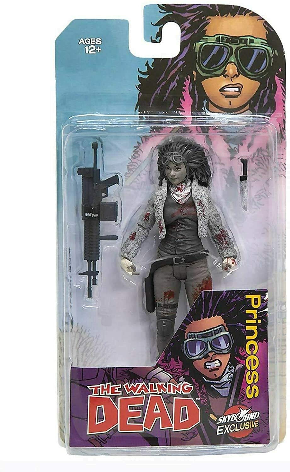 The Walking Dead McFarlane Action Figure Princess (Colour) 15 cm Toys Figures (Black & White)