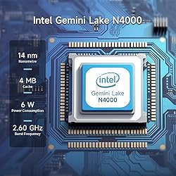 Bmax B1 Pro Mini PC, Fanless Intel N4000