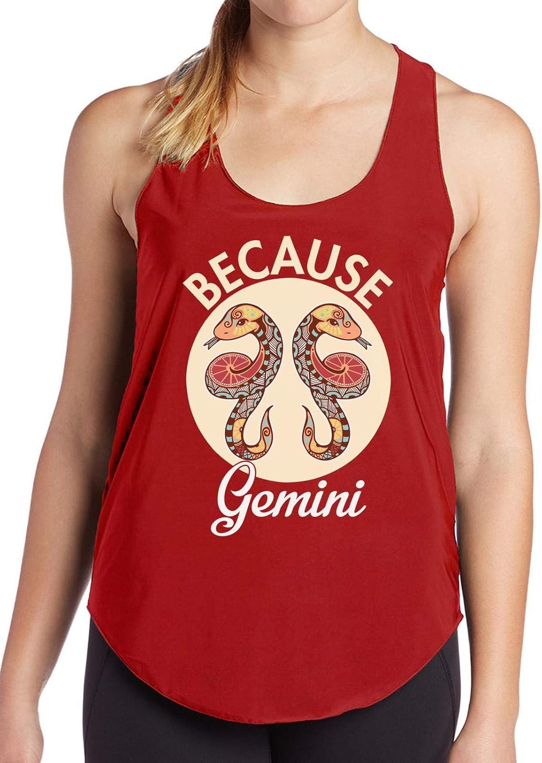 Lux Styles Because Gemini Astrology Gothic Women's Tank