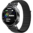 NotoCity for Forerunner 735XT Band Nylon Forerunner 235 Smartwatch Band Forerunner 630/620/220/230 Strap Approach S6 Watchband(Black)