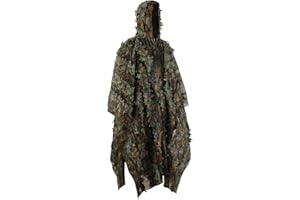 Ghillie Camouflage Cape Suit 3D Leaf Hunting Chasse Suit Outdoor Airsoft Photography Camo Clothing for Men