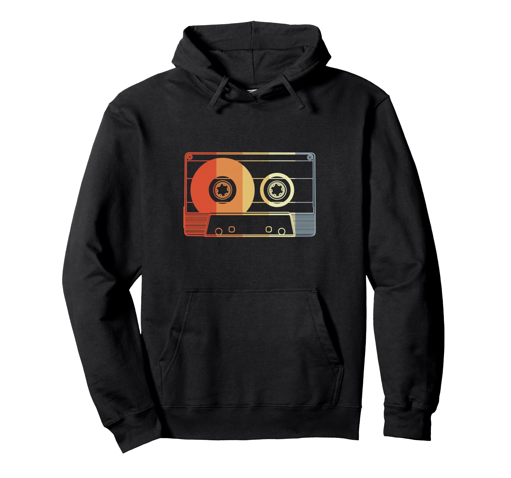 Vintage Cassette Pullover Hoodie